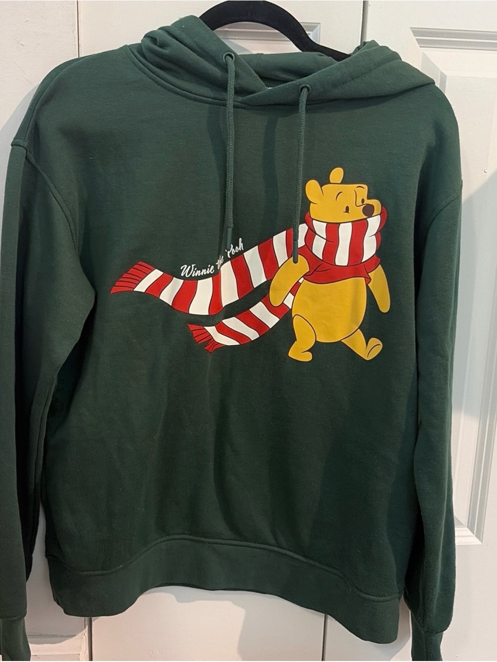 Primark Dark Green Winnie the Pooh Graphic Hoodie